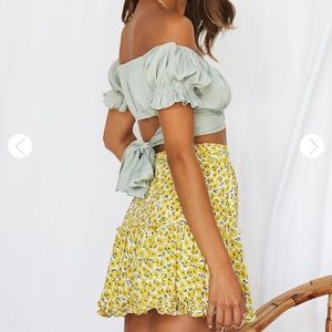 Fortunate One Crop Top size S NWT